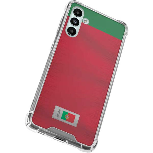 Portugal Soccer Flag Galaxy A13 5G Clear Case